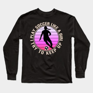 Women Soccer Long Sleeve T-Shirt